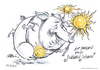 Cartoon: Auf Regen folgt Sonnenschwein (small) by ian david marsden tagged schwein,regen,sonne,cartoon,fruehling,marsden