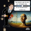 Cartoon: Salvador Dali (small) by Miguelez tagged salvador,dali,surrealismus,moderne,kunst,zitat