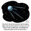 Cartoon: Sputnik (small) by Miguelez tagged sputnik,satellit,weltraum