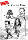 Cartoon: La Vie en Rose (small) by portos tagged hollande,ssarkozy,carla,bruni,partito,socialista,francese