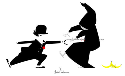 Cartoon: A remake. (medium) by Garrincha tagged ilo