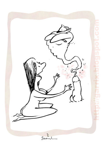 Cartoon: Genie (medium) by Garrincha tagged 