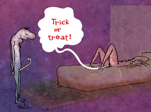 Cartoon: Halloween 2 (medium) by Garrincha tagged halloween