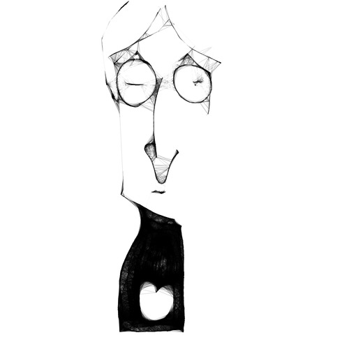 Cartoon: John Winston Lennon (medium) by Garrincha tagged music,personalities,rock,stars