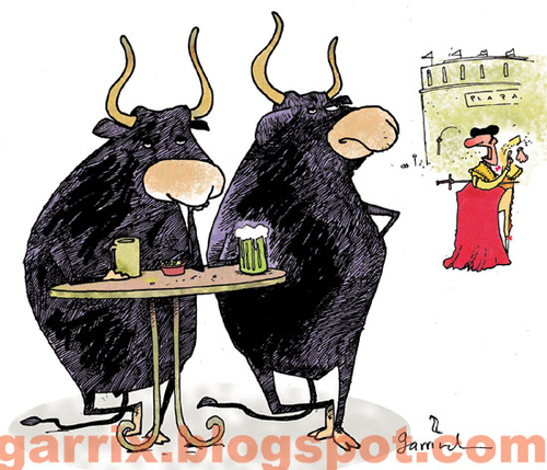 Cartoon: No title (medium) by Garrincha tagged gag,cartoon