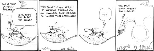 Cartoon: Plane (medium) by Garrincha tagged comic,strips