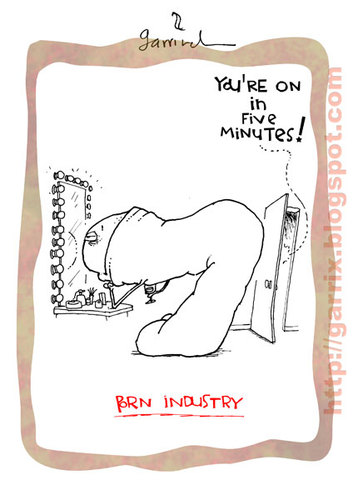 Cartoon: Porn industry (medium) by Garrincha tagged 