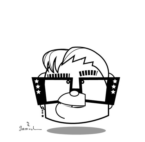 Cartoon: Sir Elton John. (medium) by Garrincha tagged ilos