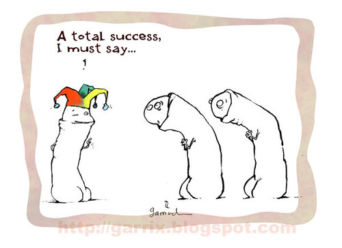 Cartoon: Success (medium) by Garrincha tagged 