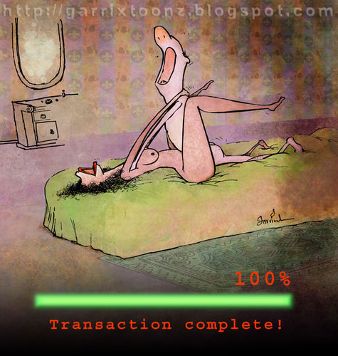 Cartoon: Transaction (medium) by Garrincha tagged 