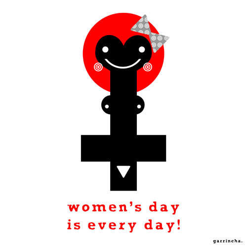 Cartoon: women Day 2 (medium) by Garrincha tagged ilo