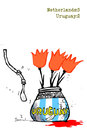Cartoon: Be very proud Uruguay (small) by Garrincha tagged soccer,world,cup
