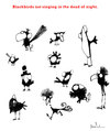 Cartoon: Blackbirds. (small) by Garrincha tagged scribbles