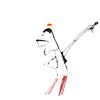 Cartoon: Freddy Mercury (small) by Garrincha tagged music personalities rock stars