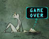 Cartoon: Game over (small) by Garrincha tagged sex