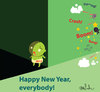 Cartoon: Happy New Year (small) by Garrincha tagged greeting,cards