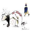 Cartoon: Kick (small) by Garrincha tagged osama bin laden pakidtan us terrorism war