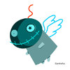 Cartoon: Lil Angel- a la Tim Burton (small) by Garrincha tagged vector,illustration
