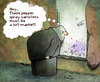 Cartoon: Stocks rising (small) by Garrincha tagged wall street