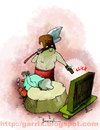 Cartoon: Useful (small) by Garrincha tagged gag,cartoon,garrincha,tv,execution