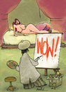 Cartoon: Wow (small) by Garrincha tagged gag cartoon painter sex garrincha