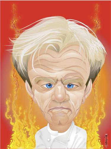 Cartoon: Gordon Ramsay (medium) by buzz tagged ramsay