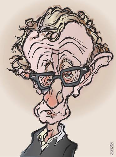 Cartoon: Woody Allen (medium) by buzz tagged woody