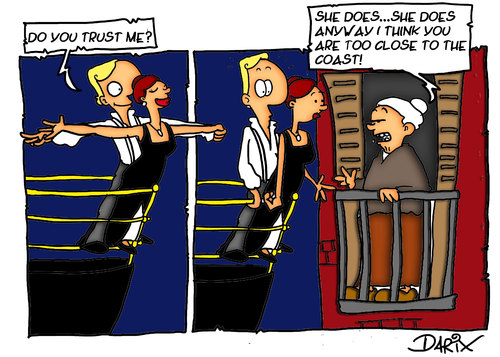 Cartoon: Do you trust me? (medium) by darix73 tagged costa,concordia