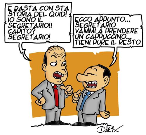 Cartoon: Quid (medium) by darix73 tagged quid,alfano,darix,satira,segretario,pdl