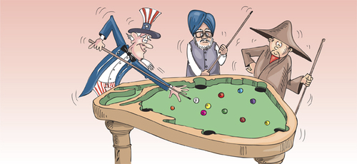 Cartoon: pool (medium) by awantha tagged pool