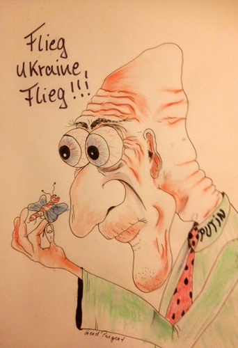 Cartoon: Flieg.... (medium) by boogieplayer tagged ukraine