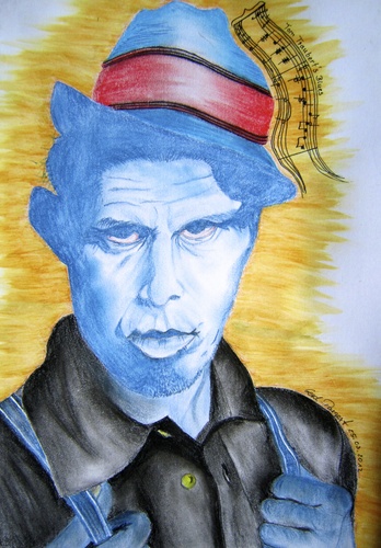 Cartoon: Tommy (medium) by boogieplayer tagged tom,waits