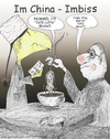 Cartoon: Im China - Restaurant (small) by boogieplayer tagged alltag