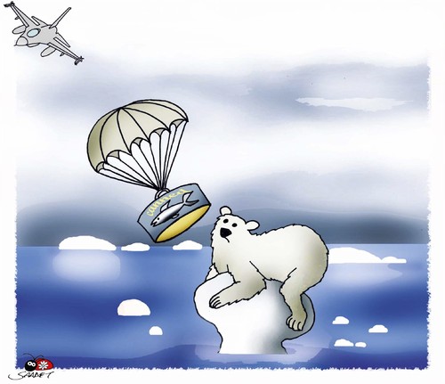 Cartoon: global warming solutions... (medium) by saadet demir yalcin tagged syalcin,sdy,turkey,globalwarming