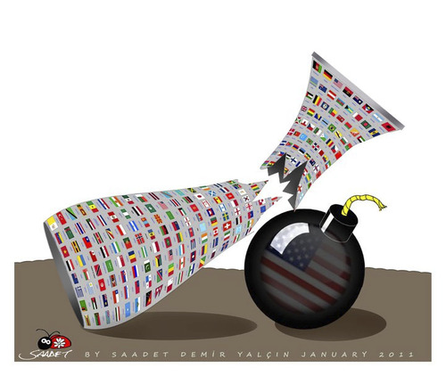 Cartoon: Refraction (medium) by saadet demir yalcin tagged world,war,turkey,syalcin,sdy,saadet