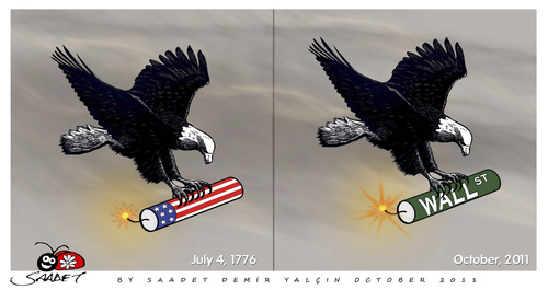 Cartoon: Wall Street (medium) by saadet demir yalcin tagged saadet,sdy,economic,crisis