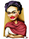 Cartoon: Frida Kahlo (small) by saadet demir yalcin tagged fkahlo,syalcin