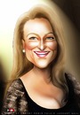 Cartoon: Meryl Streep (small) by saadet demir yalcin tagged saadet sdy syalcin turkey merylstreep portrait film cinema