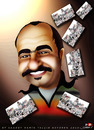 Cartoon: Mustafa Saygin (small) by saadet demir yalcin tagged sdy,saadet,syalcin,turkey,sculptor,cartoon,humor
