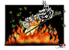 Cartoon: religious terrorism-2 (small) by saadet demir yalcin tagged saadet sdy