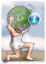 Cartoon: Satellite of the world (small) by saadet demir yalcin tagged saadet,sdy,fb