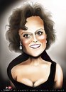 Cartoon: Sigourney Weaver (small) by saadet demir yalcin tagged saadet sdy portrait