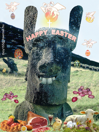 Cartoon: HAPPY  EASTER (medium) by T-BOY tagged happy,easter