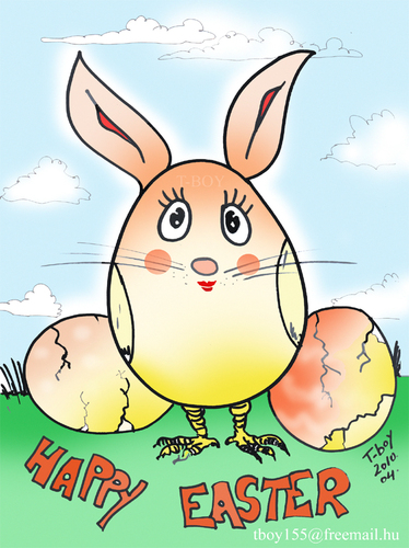 Cartoon: HAPPY EASTER 2 (medium) by T-BOY tagged happy,easter