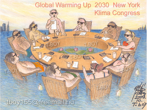 Cartoon: CLIME CONGRESS (medium) by T-BOY tagged clime,congress