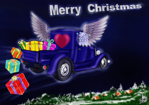 Cartoon: MERRY CHRISTMAS (medium) by T-BOY tagged merry,christmas