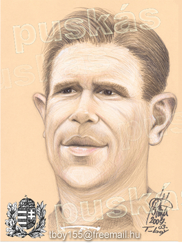 Cartoon: PUSKAS (medium) by T-BOY tagged puskas