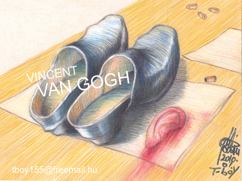 Cartoon: VAN GOGH (medium) by T-BOY tagged van,gogh