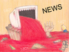 Cartoon: NEWS (small) by T-BOY tagged news
