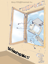 Cartoon: WINDOWS (small) by T-BOY tagged windows